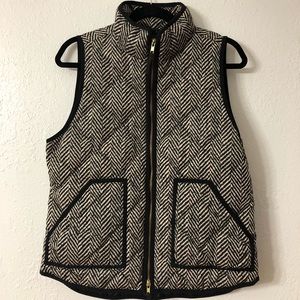 J. Crew Herringbone Vest